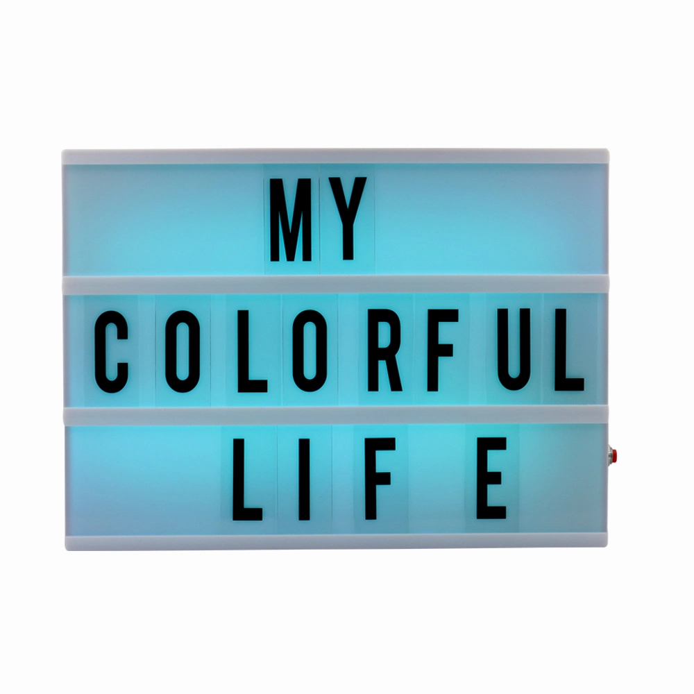 A4 Party Light Box Color Changing Cinema Light Box