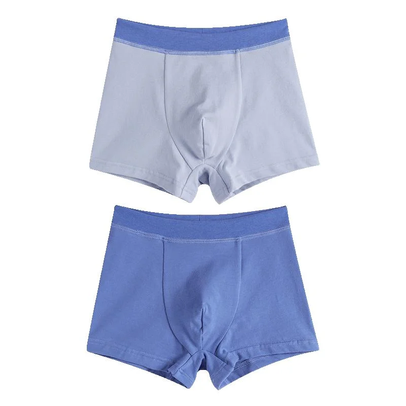 Men&prime; S Simple Modal Knitted Underwear Boxers Briefs Soft