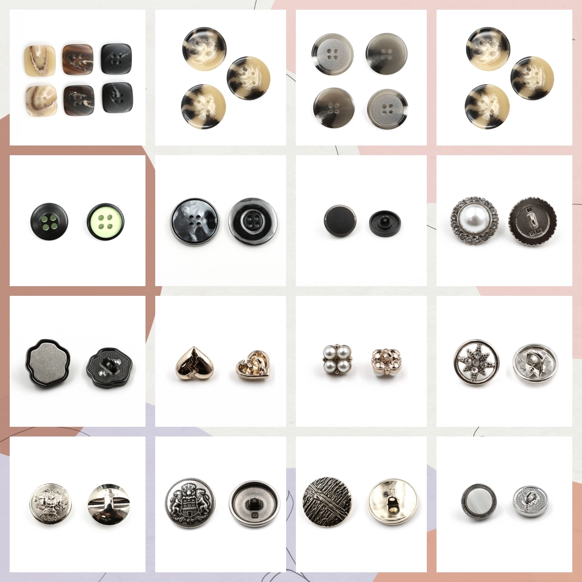 High-Precision Multicolor Durable New Arrivals Multiple Repurchase Hot Sale Accessories Resin Button Wholesale/Supplier Buttons Jeans Shirt Button