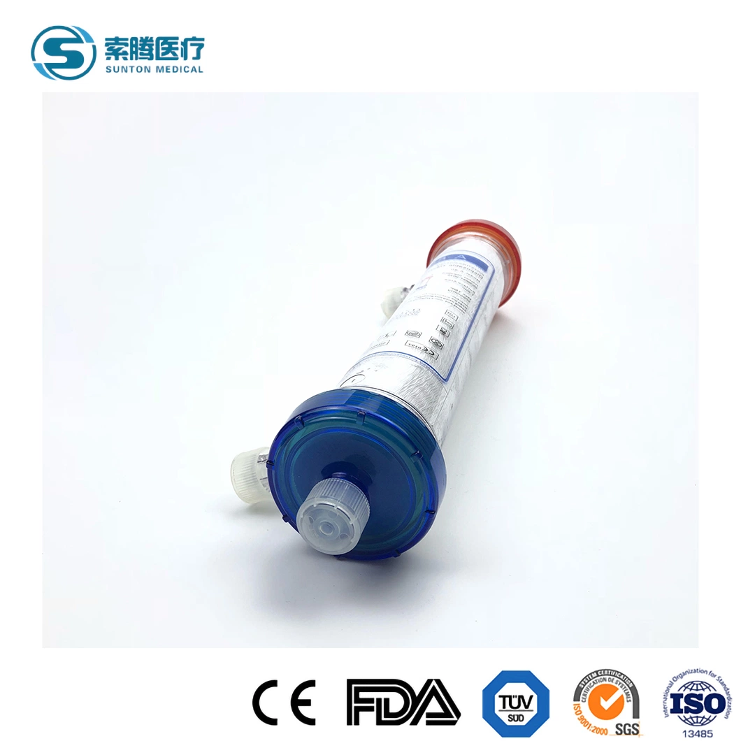 Alta/Baja Sunton Flux Flux Hemodialyzer dializadores China CE Certificado ISO Hemodialyzer dializador grado quirúrgico de los fabricantes de alto flujo Hemodialyzer dializador