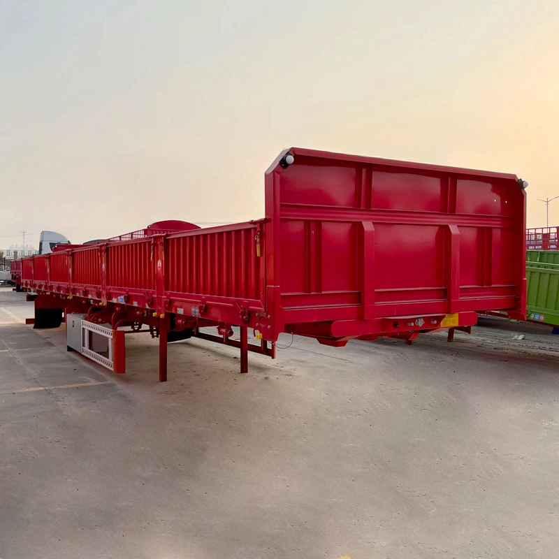 Customize Truck Semi Duty Farm Hydraulic Side Wall Semi Trailer for Sale