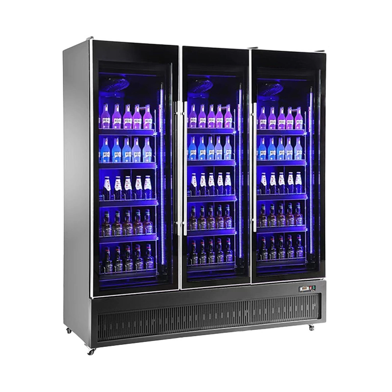 Beer Bottle Vertical Cooler Refrigerator Display Case for Sale