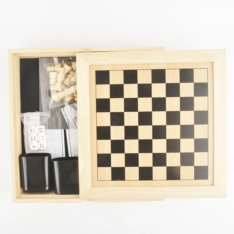 2023 High quality/High cost performance  Deluxe Wood Chess and Checkers