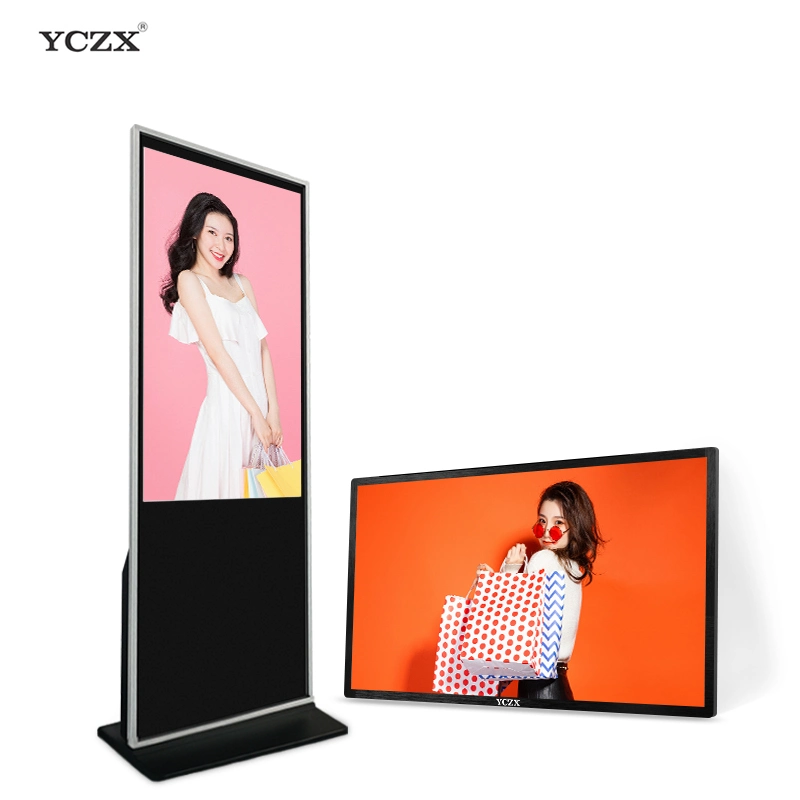 75 Inch Advertising Media Player Digital Signage LCD Display Touch Screens