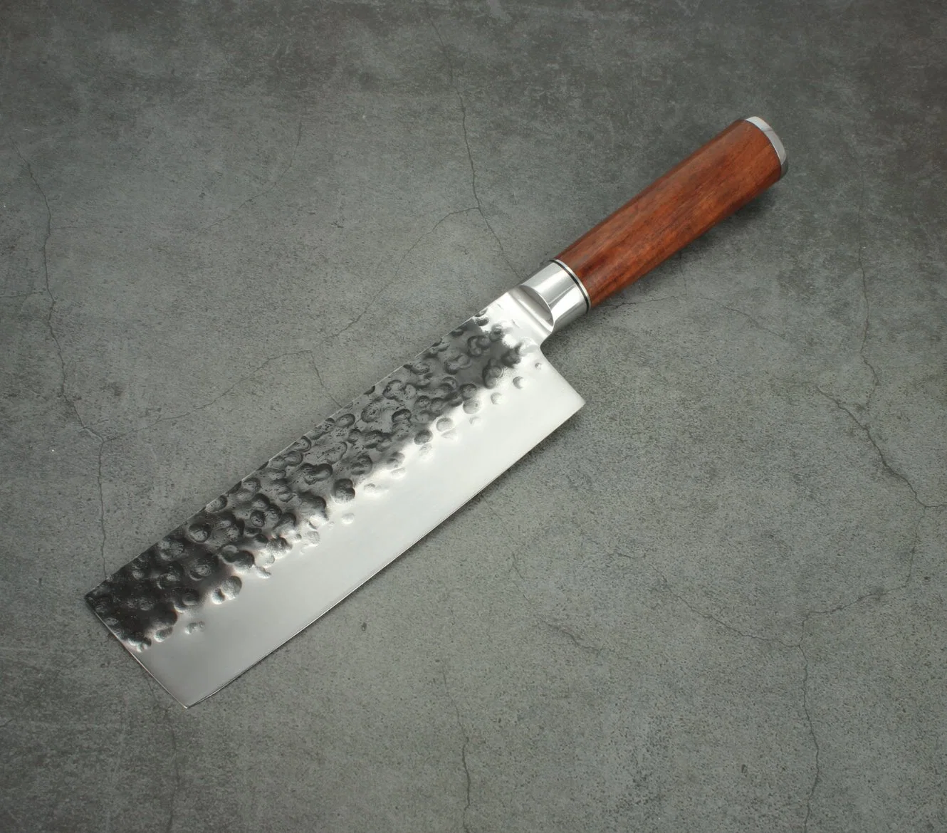 Hand Forged Hammered Pattern Knife/Janpanese Style Kitchen Knife Set (SE-6521)