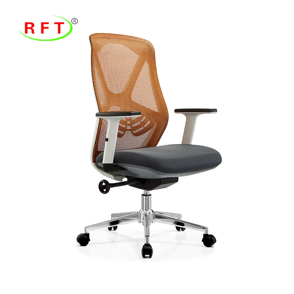 Lumbar Support Swivel Office Furniture Ergonomic Mesh Chair with Headrest