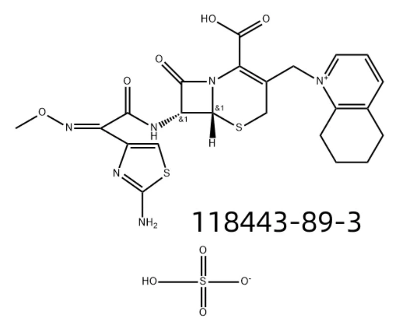 Animal Medicine Top Quality Cefquinome Sulphate Sterile Micronized CAS 118443-89-3