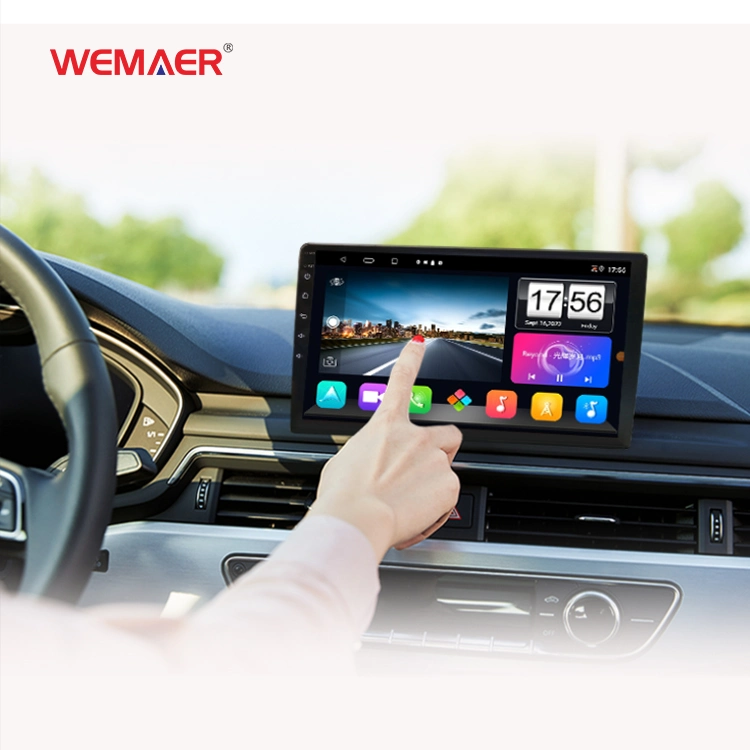 Wemaer 1 DIN Android10 IPS 360 Camera Car DVD Player لوحدة الرأس فيديو تشغيل تلقائي بواسطة الكارديو العام بحجم 9/10 بوصات