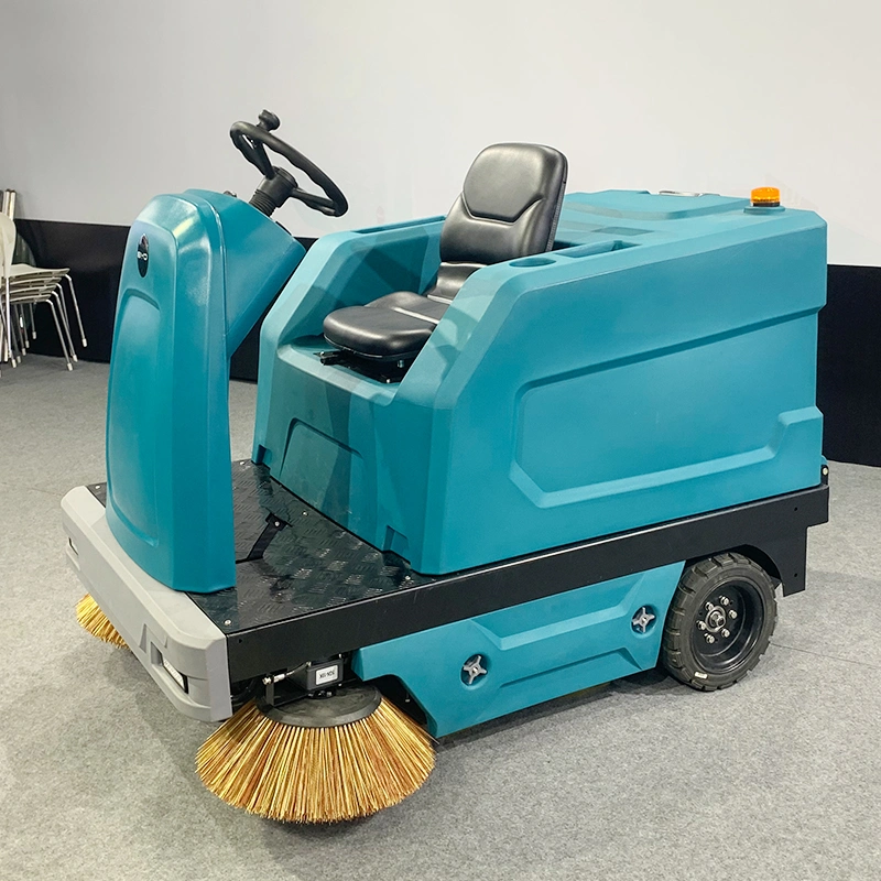 Ride on Automatic Road Big Floor Sweeper Industrial Cleaning Equipment