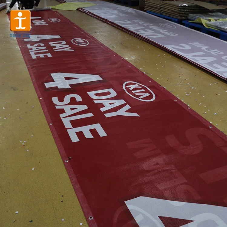 Full Color Durable Polyester Mesh Banner Printing