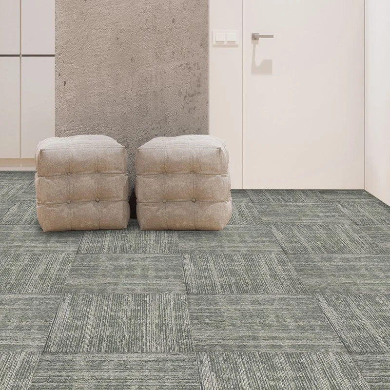 Low Price High Quality Popular China Factory Wholesale Commercial Office Carpet Tiles Flooring Carpet Tiles 50X50cm PP Surface PVC Backing Hotel Carpet Tiles