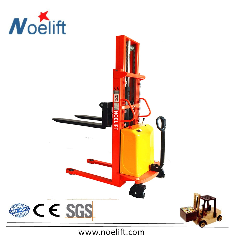 Industrial Fork Lift Semi Electric Stacker 1500 Kg 3500mm