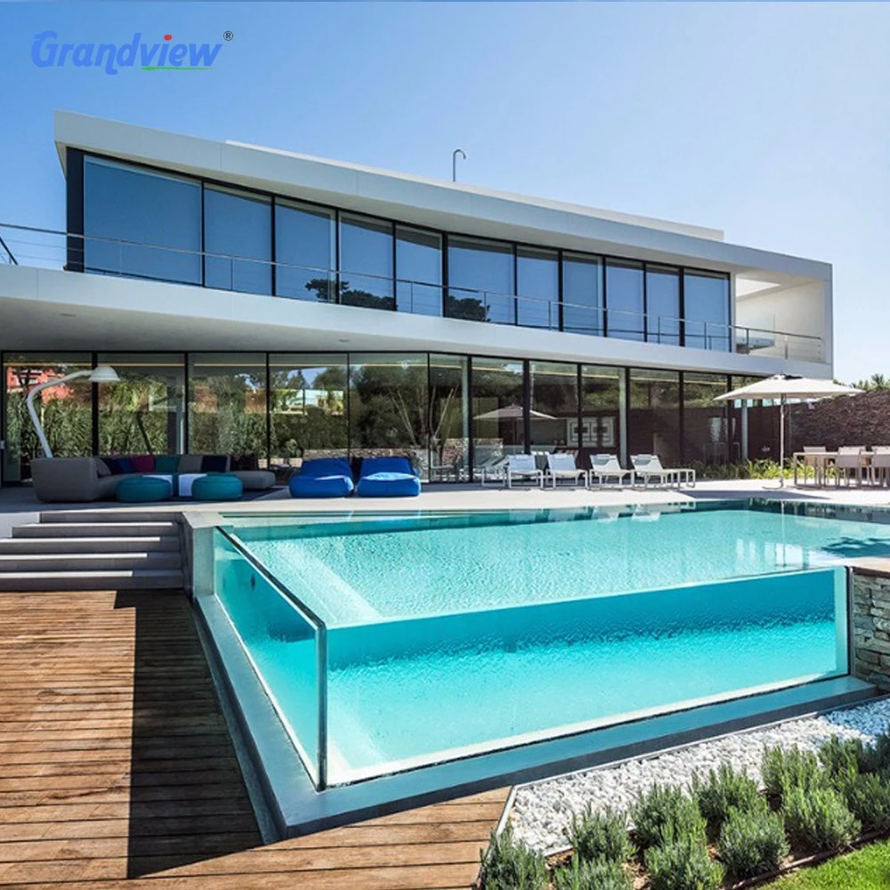 80mm 100mm Clear Thick Acrylic Glass for Swimming Pools
