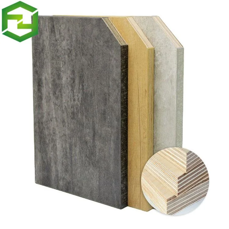 Waterproof Commercial Laminated Faced MDF Particle Board Plywood for Construction/Furniture with Poplar Core/Okoume/Pine/Birch Face/Back