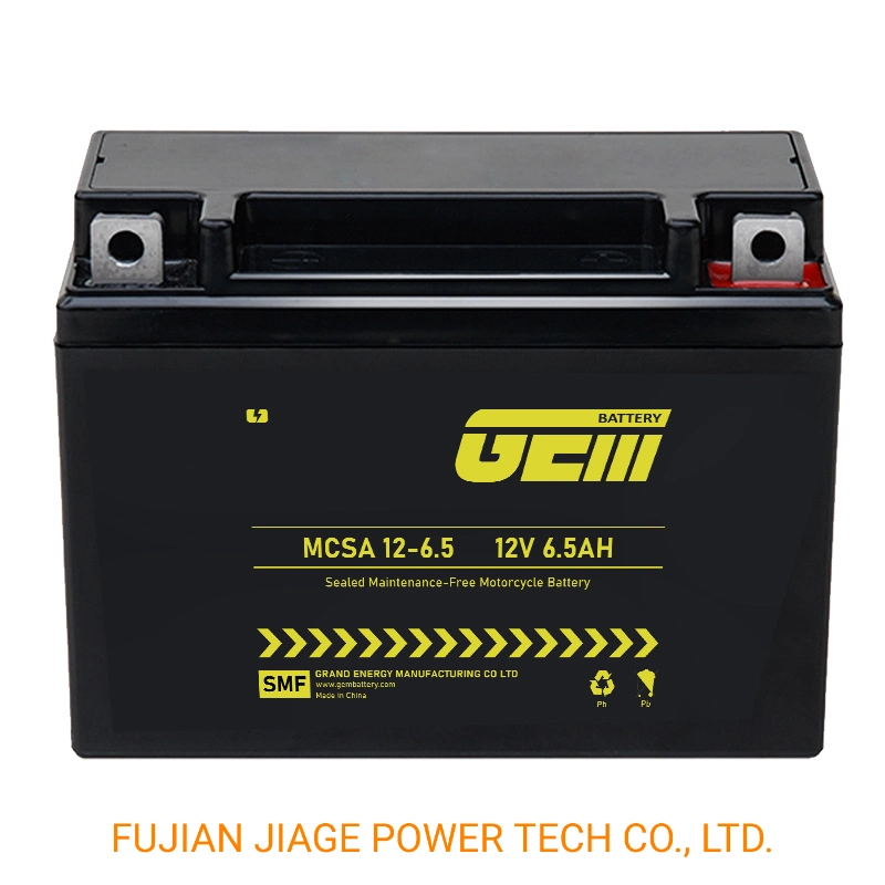 Gem Battery 12V Motorcycle Battery Intelligent Gel Mf Maintenance Free Factory Activated Power Sports High Performance Rechargeable Lead Acid Battery