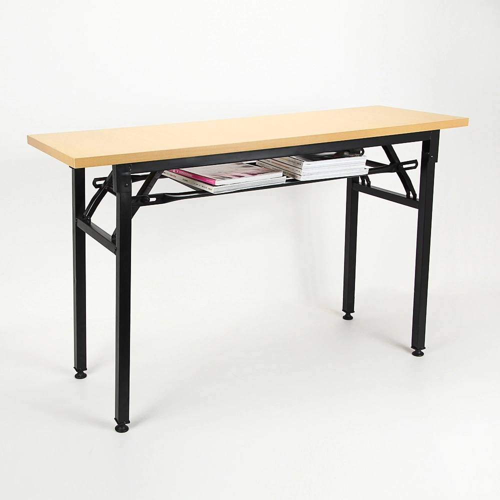 School Office Furniture Reception Desk with Shelfs Study Student Folding Table Price