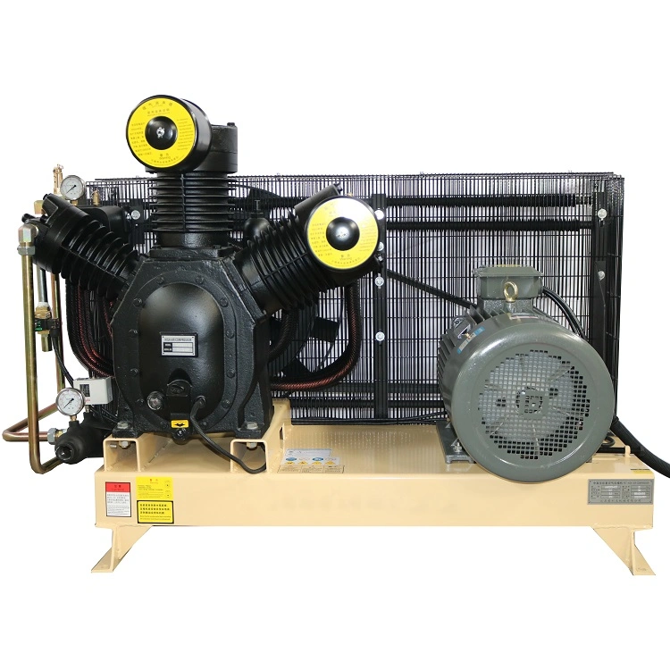 30bar Luftkompressor Mittelhochdruckkompressor 3MPa/435psi Riemenantrieb Luftkompressor für Pet Blow Molding Machine
