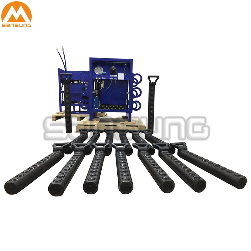 Piston Type Plunger Bar Wedges Hydraulic Splitter for Rock Boulder Cracking in Quarrying