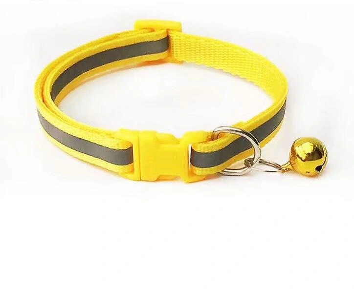 Fashion Adjustable Reflective Pet Cat Collar, PVC Necklace Luxury Cat Dog Collar