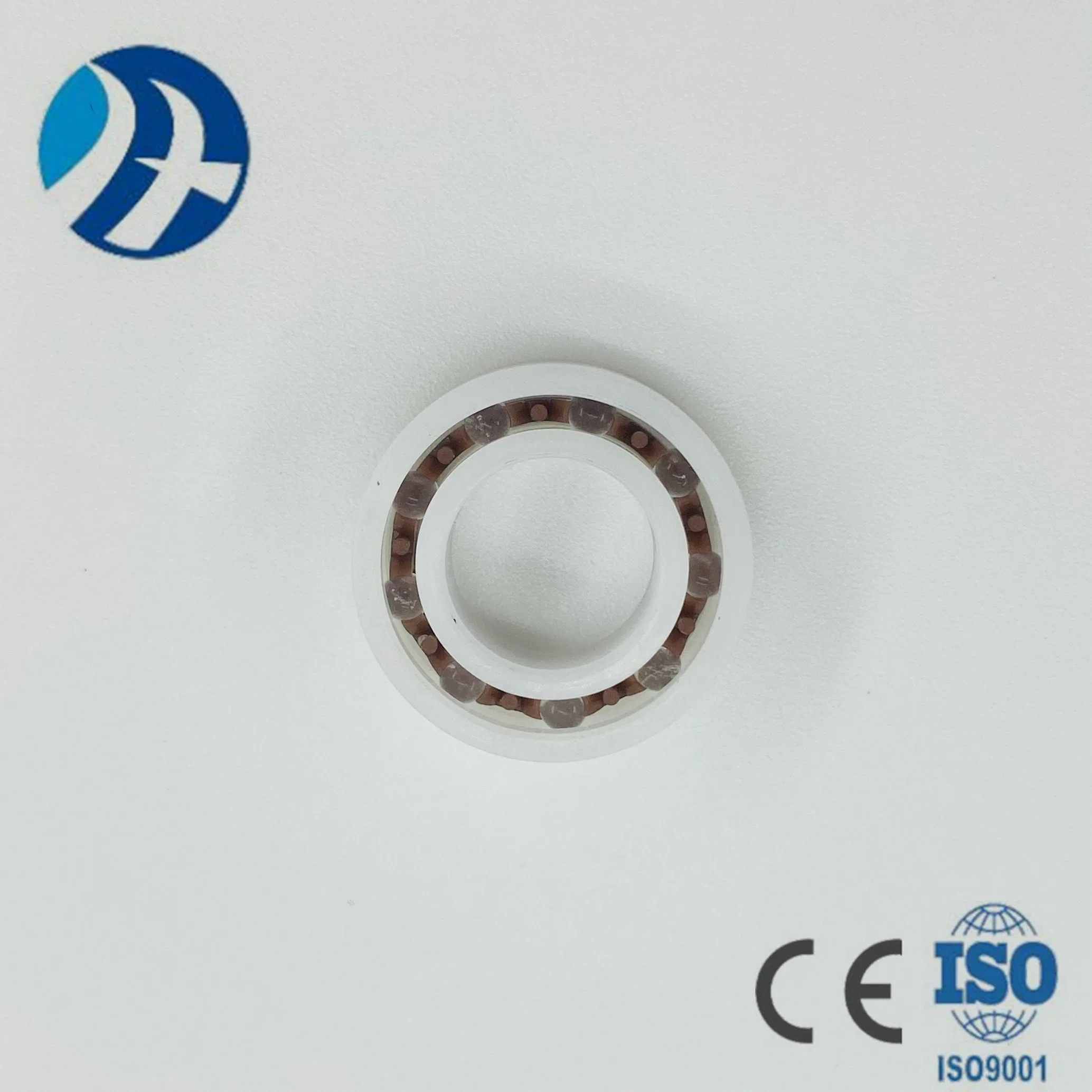 Type 6800 Antimagnetic Zirconia Ceramic Single Direction Flat Thrust Ball Bearing