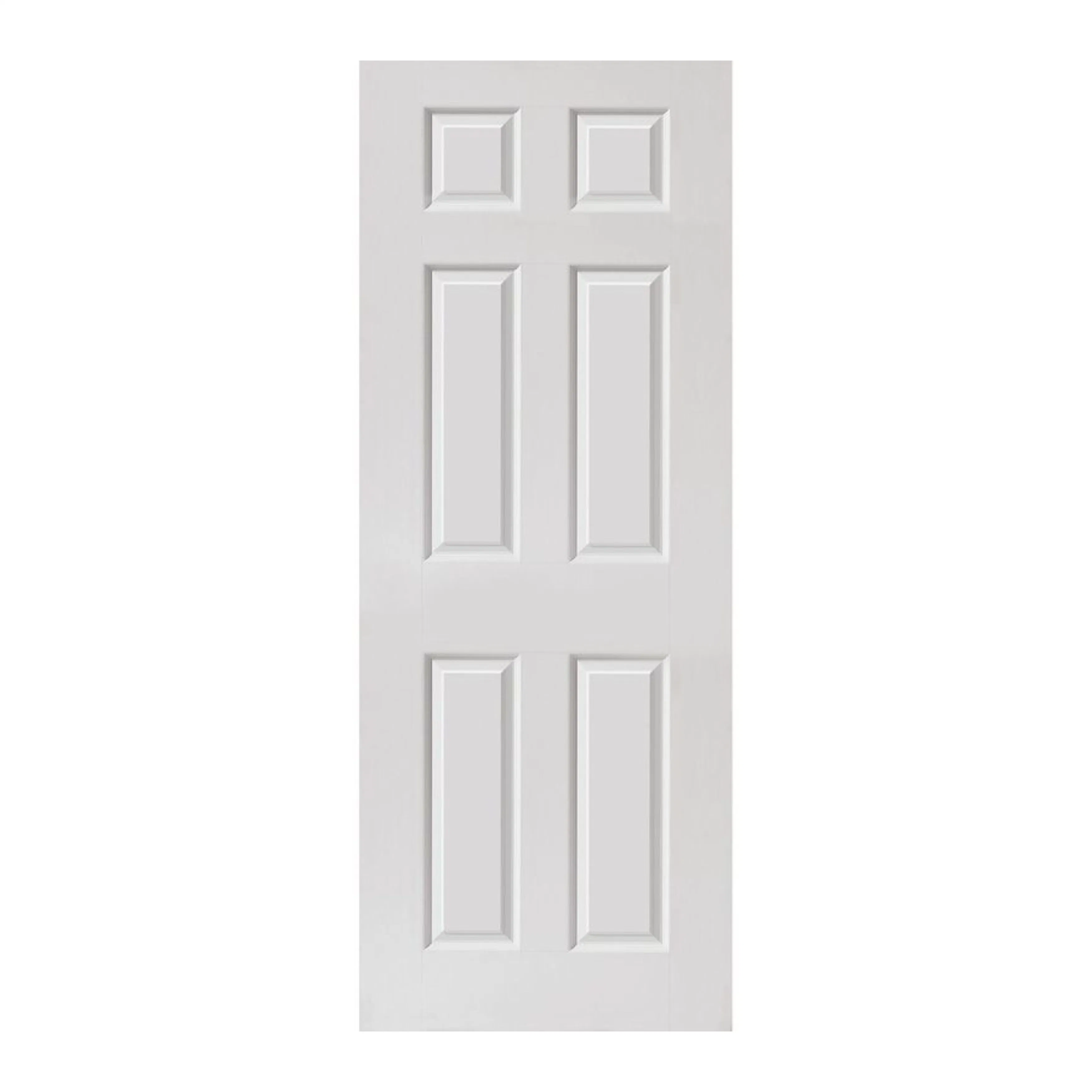 Fabricante otros MDF HDF simple Puerta de aislamiento de madera sólida Prehung Puertas interiores Color blanco