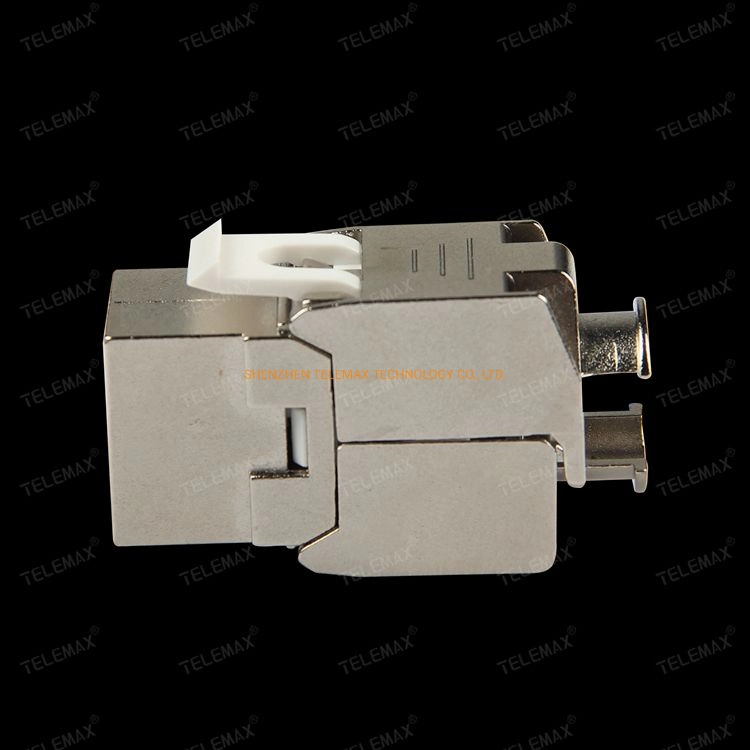 Cat7 RJ45 Keystone Jack, Toolless STP Keystone