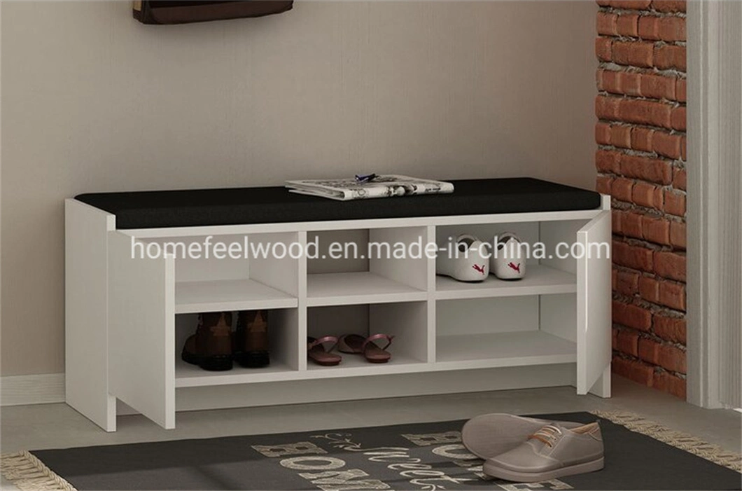 Wholesale/Supplier MDF Wooden Shoe Rack Organizer Cabinet Shoe Storage Rack (HF-WF061601)