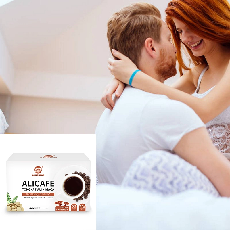 Ganoderma Lucidum café forte de Ervas Tongkat Ali Pénis Alargamento Maca Instantâneas Café para o homem Healthcare Supplemen