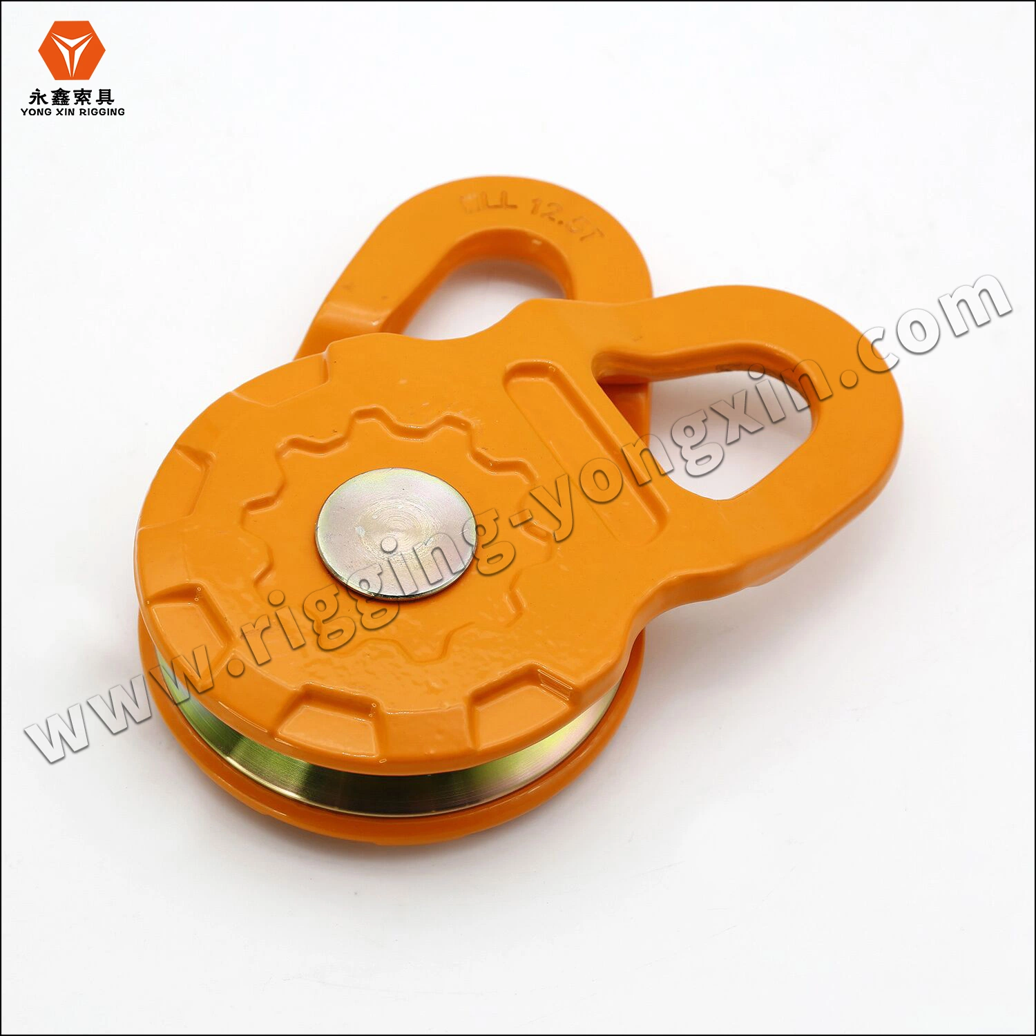 8t Heavy Duty Recovery Winch Snatch Pulley Block Steel Round Belt Wheel Is CNC, Plate Is Stamping for 4X4 Winches High Quality