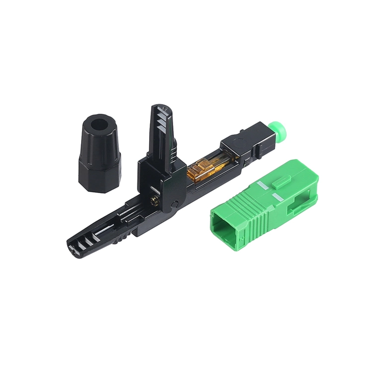 Optic Fiber Fast Connector Sc Upc/APC Single Mode Double Line Slot Field Assembly Quick Connector