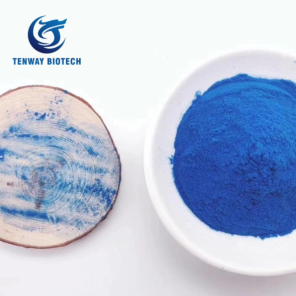 100% Natural de ingredientes de alimentos orgánicos/comida colorante Polvo azul polvo ficocianina para helados