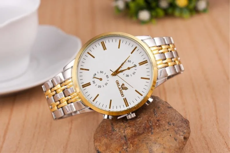 Montre de travail en alliage Quartz pour hommes