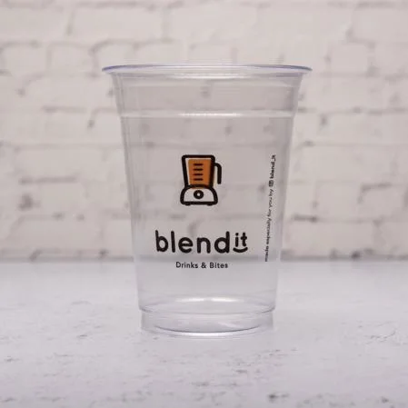 Cups with Lids Biodegradable Plastic Customized Cold Drinking Clear Compostable PLA Disposable Logo 12 16 20 24 32 Oz Beverage