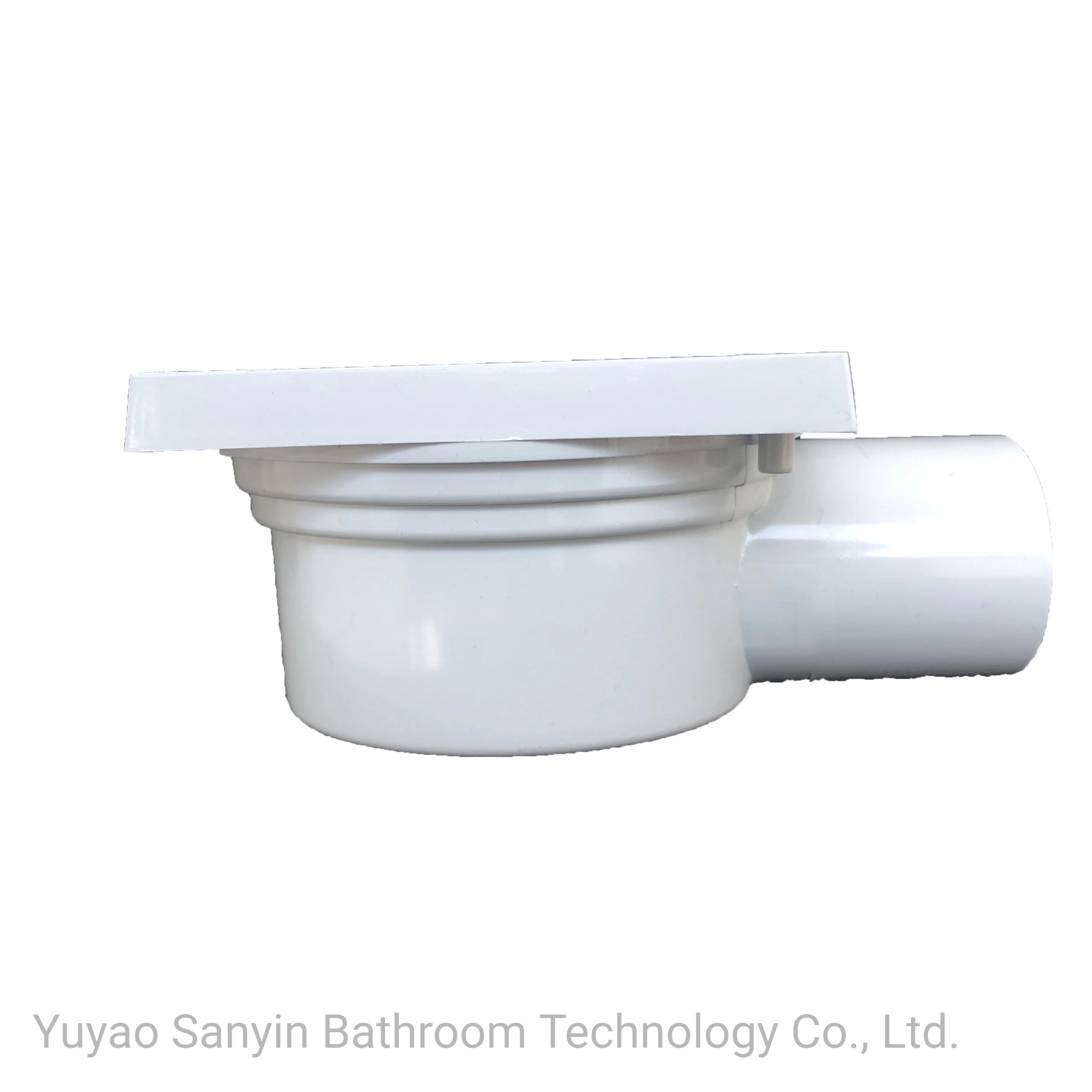 Sanitary Ware Bathroom Fitting Odor-Resistant Rectangle PVC Floor Drain