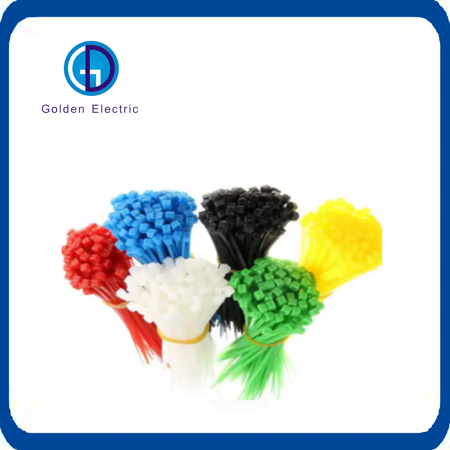 Colored Soft Releasable Self -Locking Type Plastic Cable Ties Nylon Zip Ties