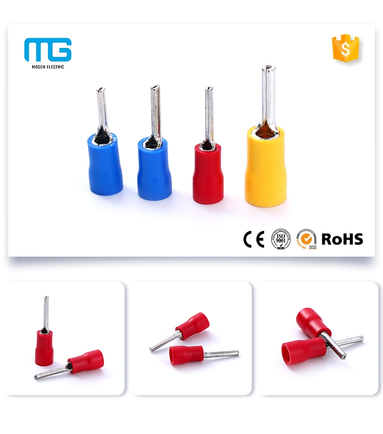 Pin Type Tinned Copper Cable Terminal Ends