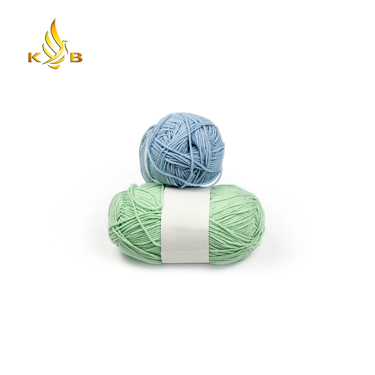 Le tricot de coton doux lait acrylique bébé Fournisseurs de fils pour main tricoter 5 plis