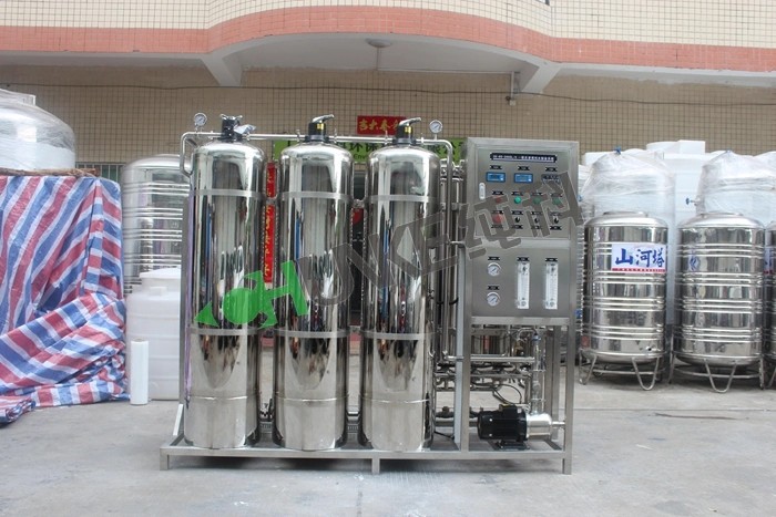 Commercial 2000L/H River Water Purification System Have UV Sterilizer for Drinking Water