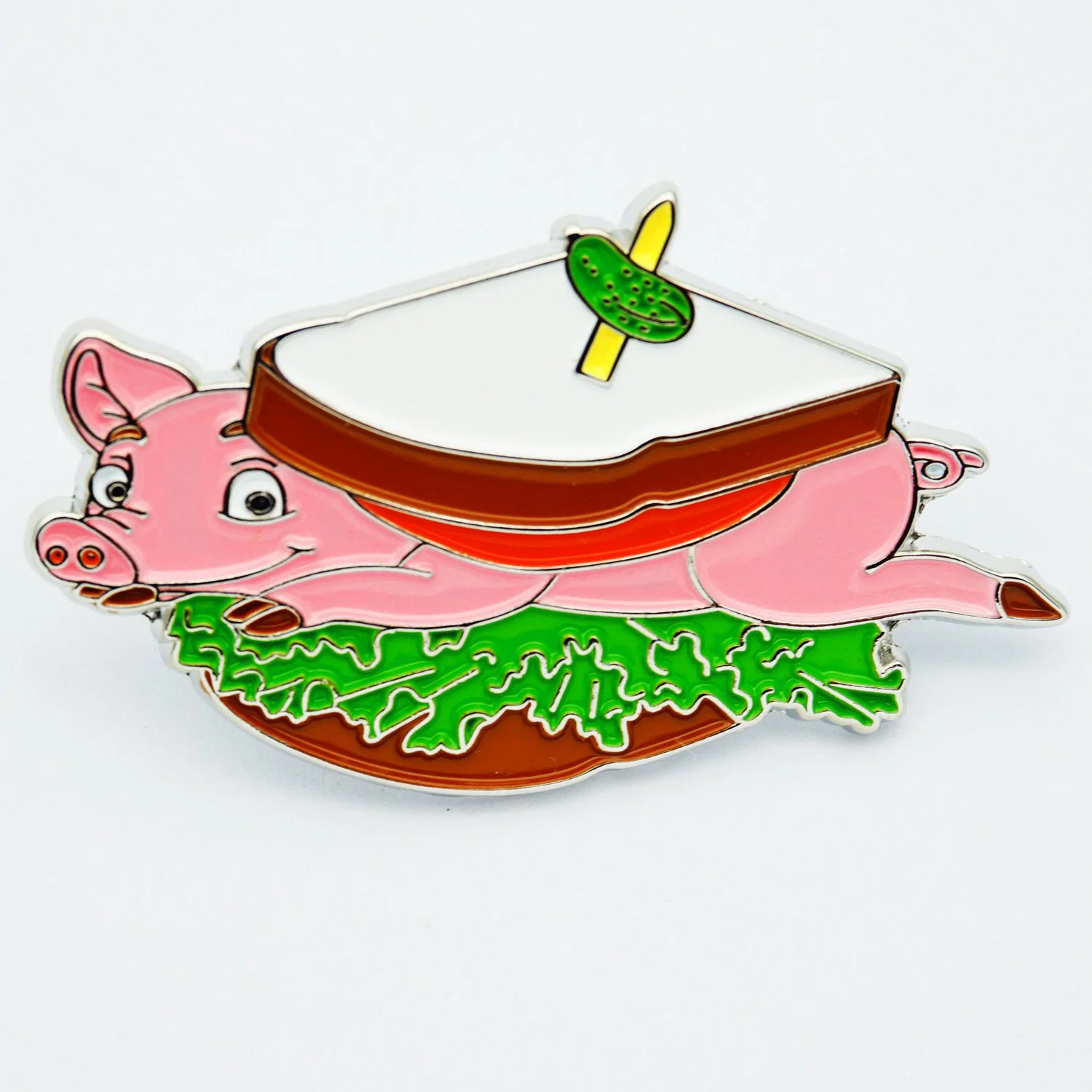 Wholesale/Supplier Bulk Soft Hard Enamel Pig Animal Pin Manufacturer Souvenir Promotional Gift