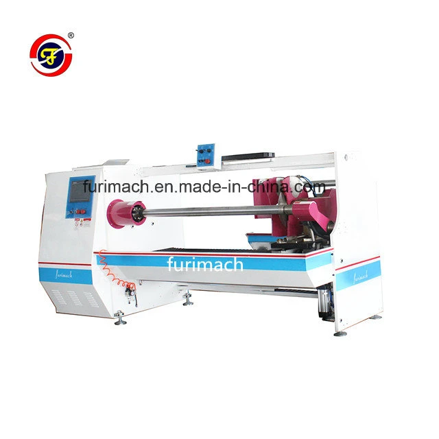Adhesive Tape Log Roll Cutting Machine, PVC/Non Woven/Fabric/Plastic/Laminating Film/Paper Roll Cutting Machine