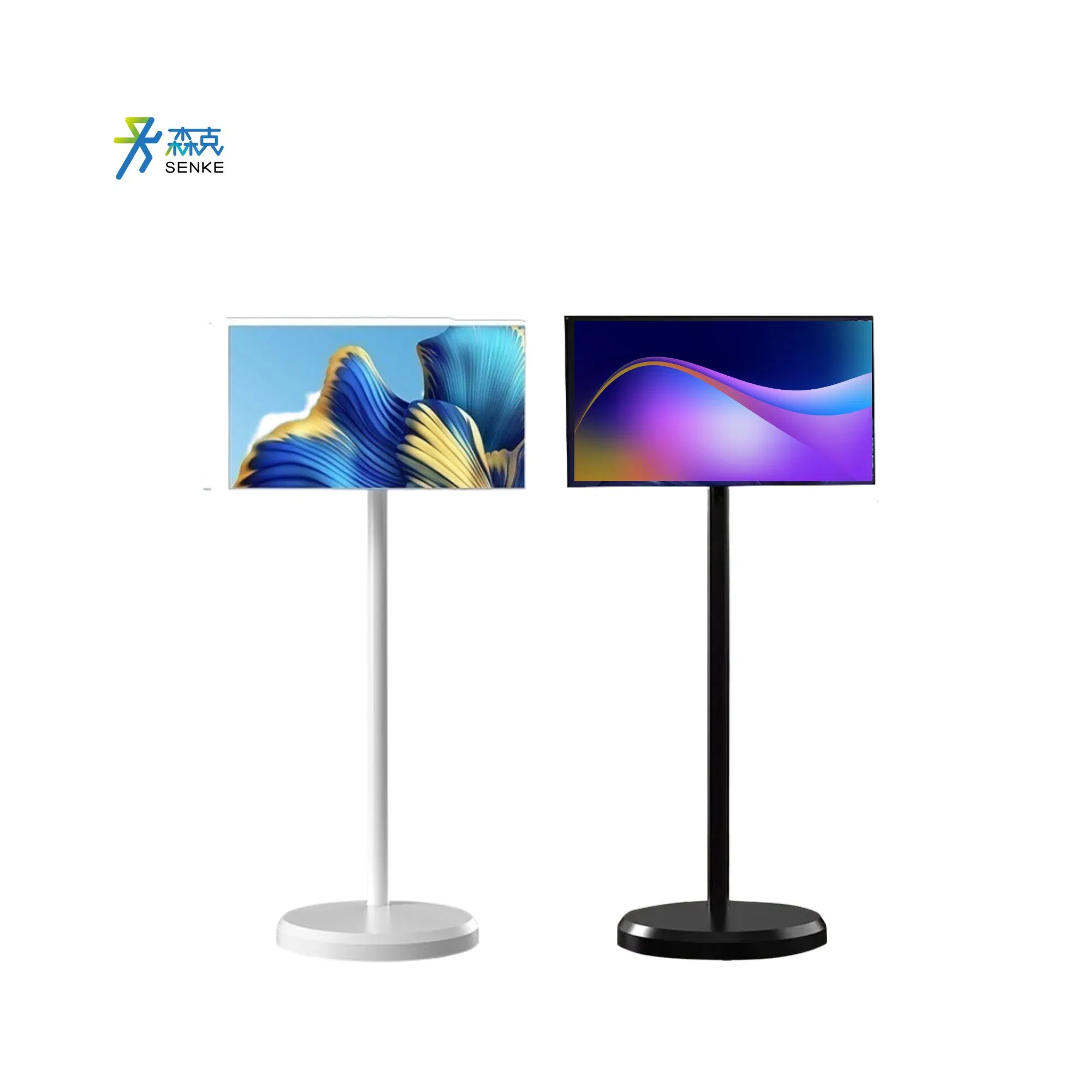 Pantalla portátil HD de 21,5", soporte de elevación giratorio Wi-Fi USB Smart Televisión en línea TV pantalla táctil IPS