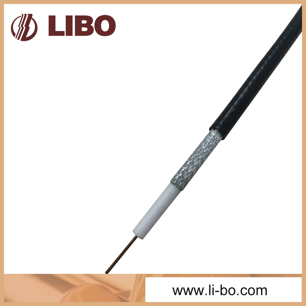 High quality/High cost performance Black Compression RG6 Coaxial Cable