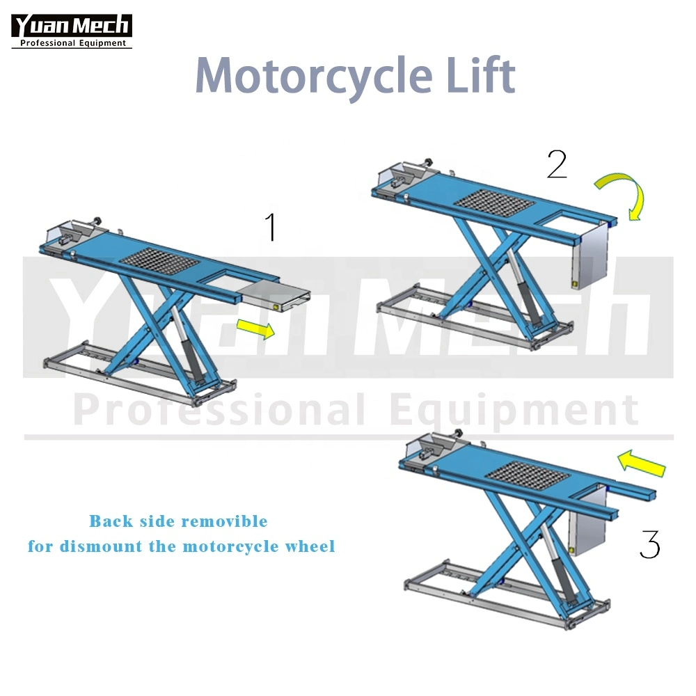 Table élévatrice à ciseaux Portable voiture hydraulique