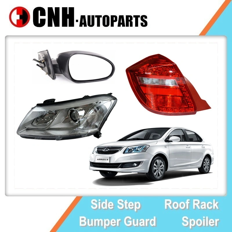 Head Lamp Tail Light and Mirror for Chery Arrizo3 E3