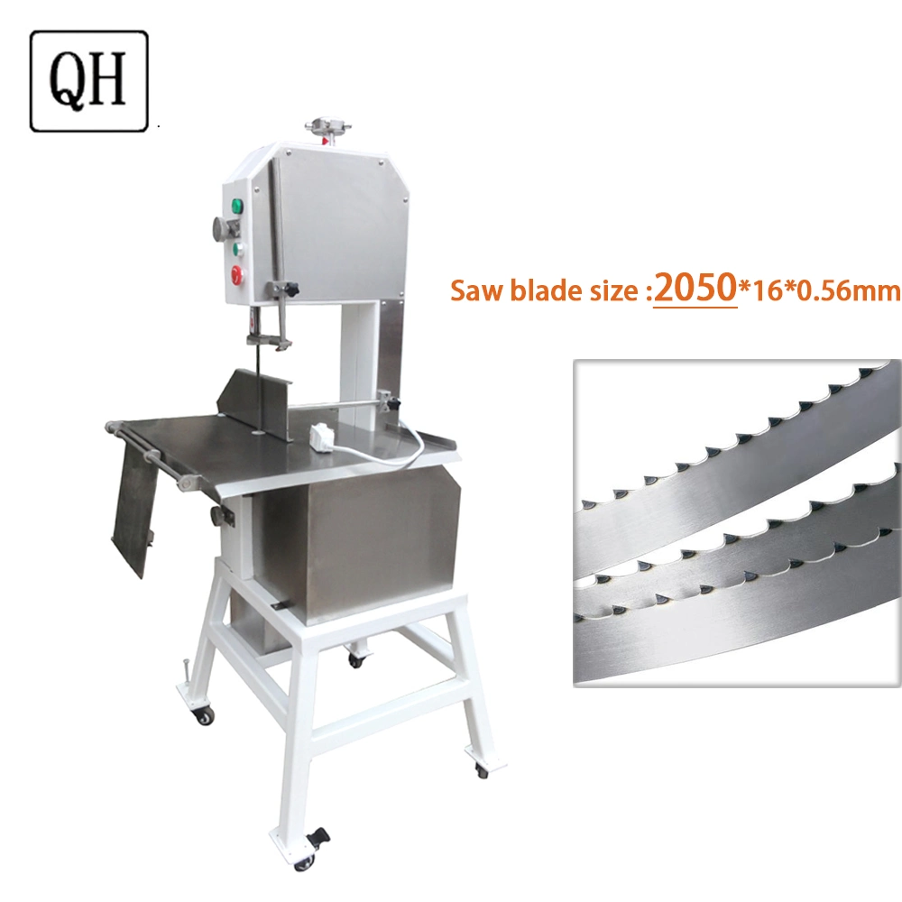 (QH300B+) Commercial Bone Cutter Restaurant Electric Bone Sawing Machine Kitchen Trotter Steak Frozen Meat Cut Equipment Price 1500W
