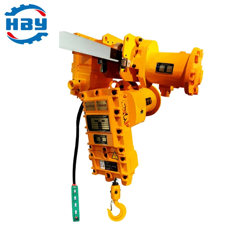 3 Tons Explosion-Proof Electric Chain Hoist for Mining/Warehouse/Wharf/Hotel/Shopping Mall/Building Site