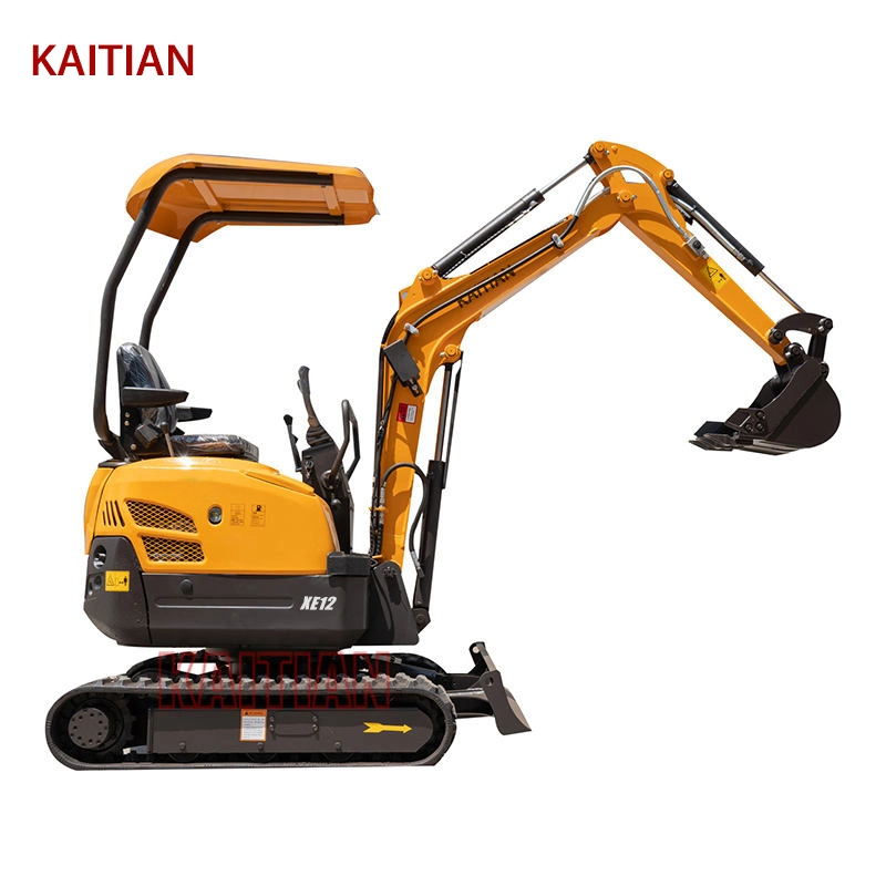 Kaitian 1,1 Ton pequeña Excavadora Nueva en Construcción pequeña para Venta XE12