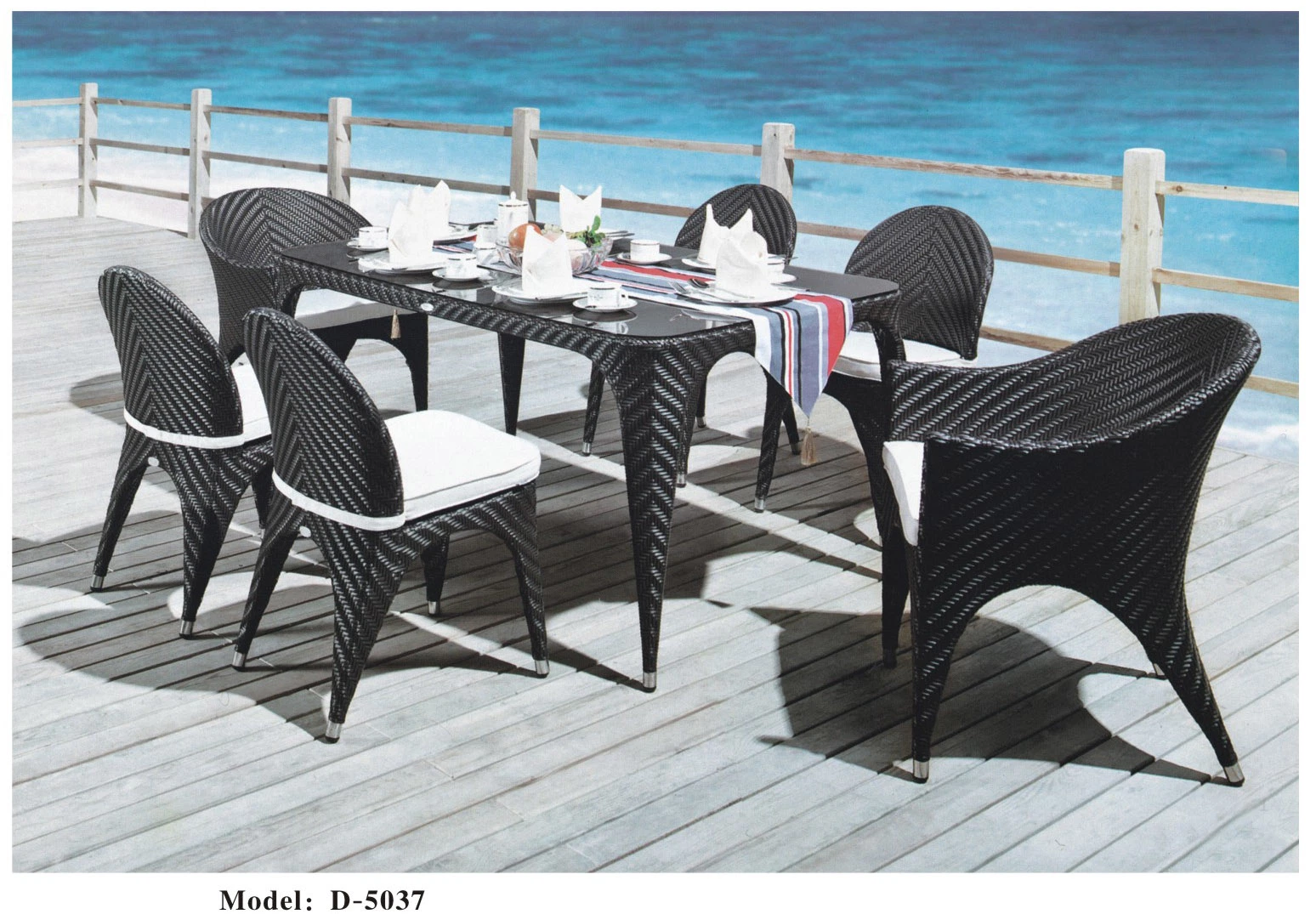 Rattan Chair and Coffee Table Casual Outdoor Furniture Balcony Garden Rattan Table and Chairs