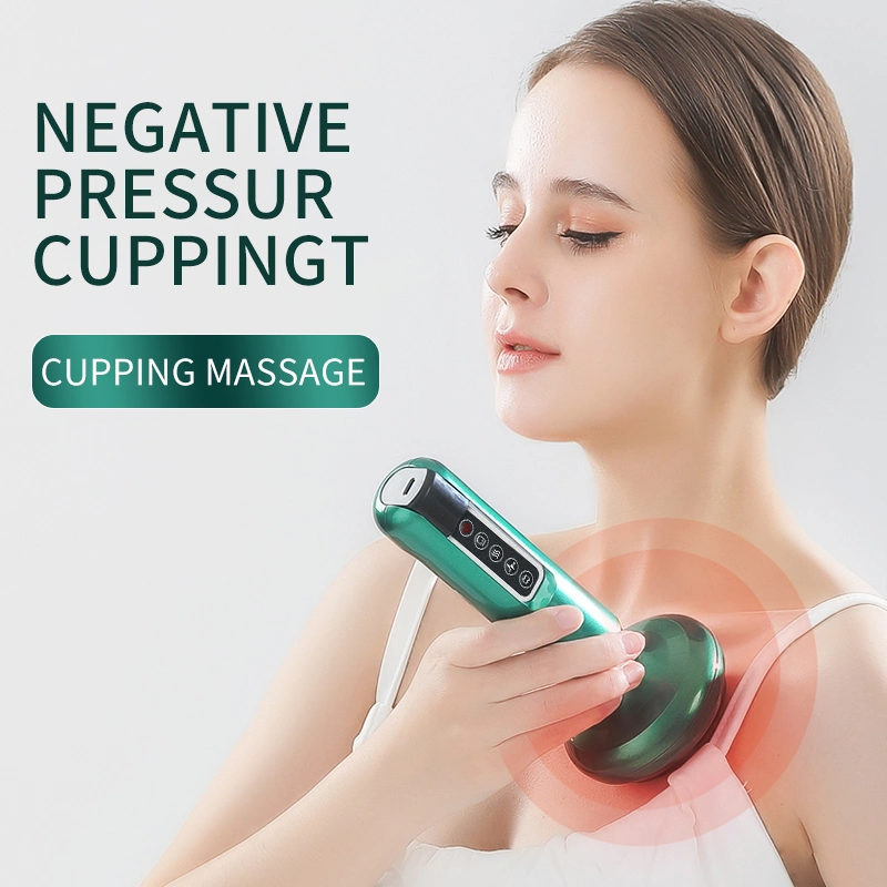 6 Engrenages Massage par Ventouses à Respiration d'Air Intelligent Rechargeable à LED