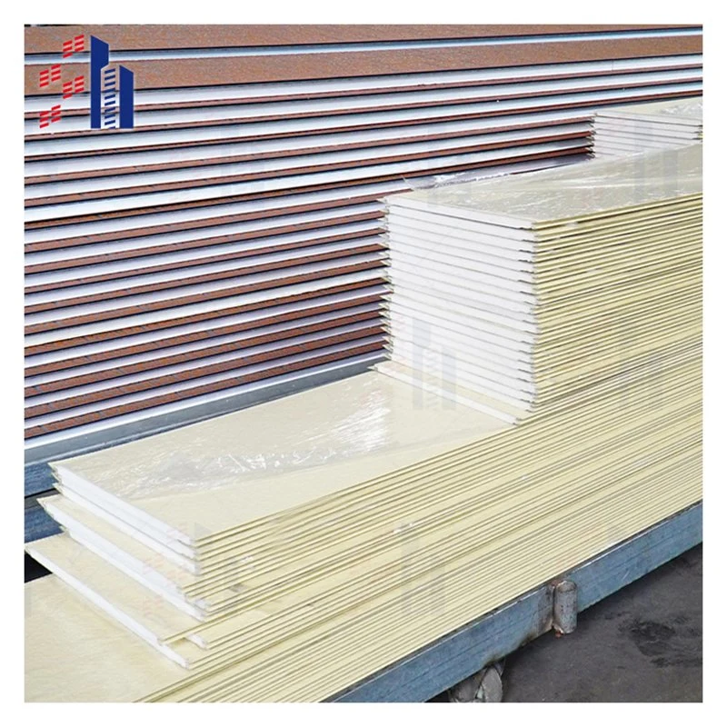 Decorative Insulated Exterior Wall Panels PU Sandwich Panels Polyurethane Metal Siding Wall Panel